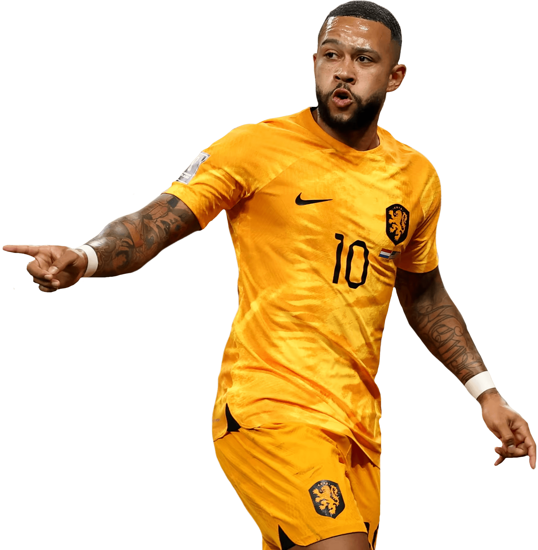 Memphis Depay Holland football render - FootyRenders