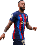 Memphis Depay football render