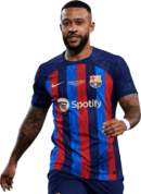 Memphis Depay football render