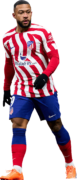 Memphis Depay football render