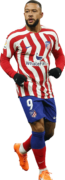 Memphis Depay football render