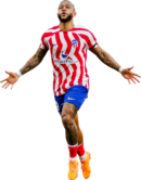 Memphis Depay football render