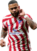 Memphis Depay football render