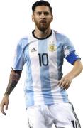 Lionel Messi football render