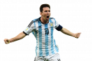 Lionel Messi football render