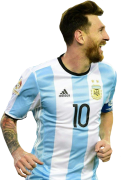 Lionel Messi football render