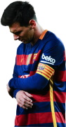 Lionel Messi football render