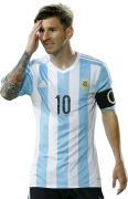 Lionel Messi football render