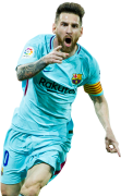 Lionel Messi football render