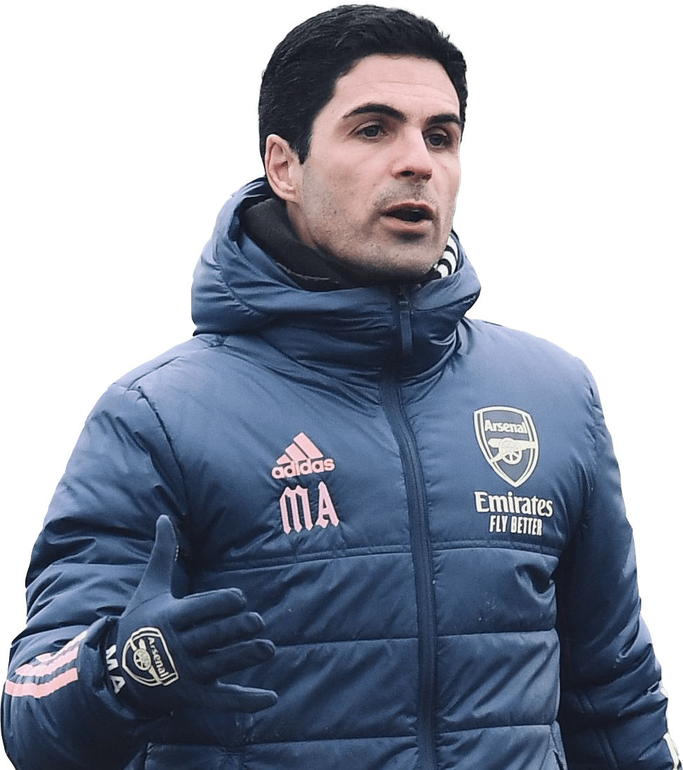 Mikel Arteta Arsenal Football Render FootyRenders