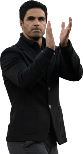 Mikel Arteta Arsenal football render - FootyRenders