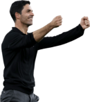 Mikel Arteta football render