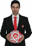 Mikel Arteta football render