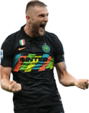 Milan Skriniar football render