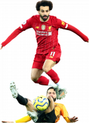 Mohamed Salah & Joao Moutinho football render