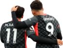 Mohamed Salah & Roberto Firmino football render