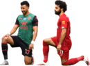 Mahmoud “Trézéguet” Hassan & Mohamed Salah football render