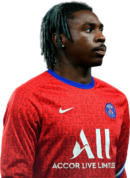 Moise Kean football render