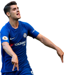 Alvaro Morata football render