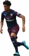 Reiss Nelson football render