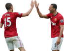 Nemanja Vidic & Rio Ferdinand football render