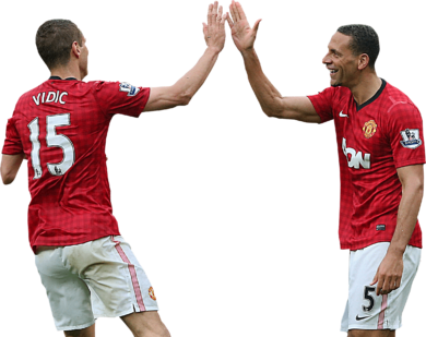 Nemanja Vidic & Rio Ferdinand