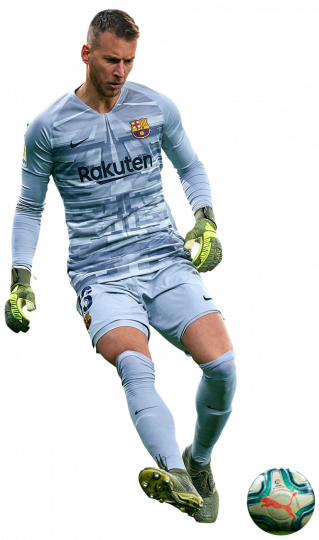 Norberto Murara Neto Barcelona football render - FootyRenders