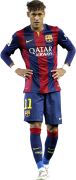 Neymar football render