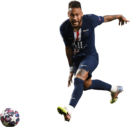 Neymar football render