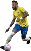 Neymar football render