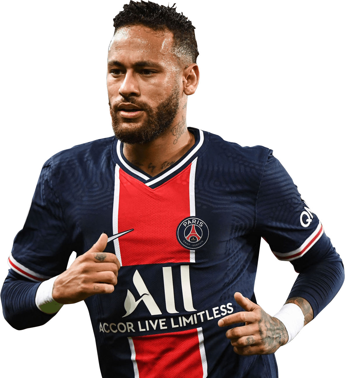 Neymar Paris Saint-Germain football render - FootyRenders