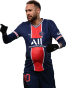 Neymar football render