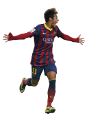 Neymar football render