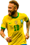 Neymar football render