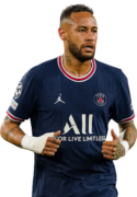 Neymar football render