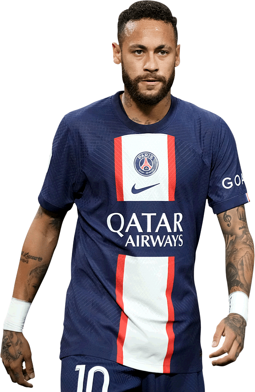 Neymar Paris Saint-Germain football render - FootyRenders