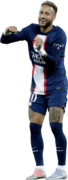 Neymar football render