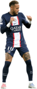 Neymar football render