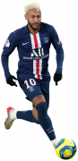 Neymar football render