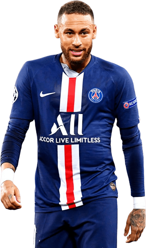 Neymar Paris Saint-Germain football render - FootyRenders