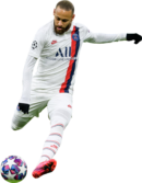 Neymar football render