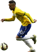 Neymar football render