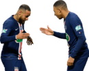 Neymar & Kylian Mbappé football render