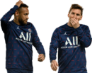 Neymar & Lionel Messi football render
