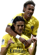 Edinson Cavani & Neymar football render