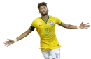 Neymar football render