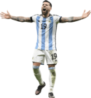 Nicolas Otamendi football render