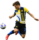 Nicolo Barella football render