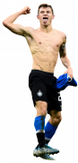 Nicolo Barella football render