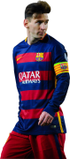 Lionel Messi football render